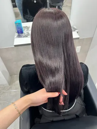 ロング maya レイヤーカットのヘアスタイル