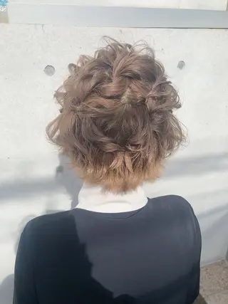 ショート カラー ヘアアレンジ 菅 翔太のヘアスタイル
