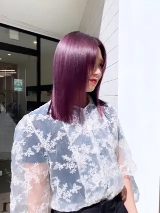 カラー ルイ☆【ボブ/メンズ /酸性ストレート】のヘアスタイル