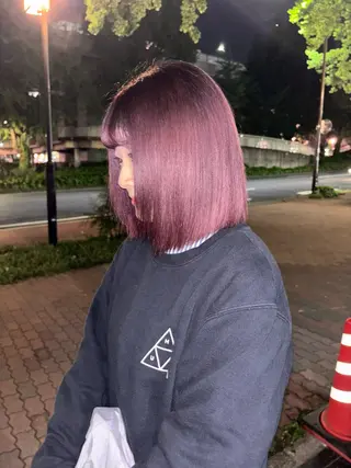 カラー 💫miyu💫デザ インカラー/アレンジのヘアスタイル