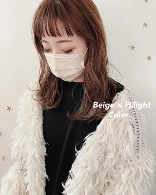 ミディアム カラー salon AKIRA所属・市川 千夏のヘアスタイル