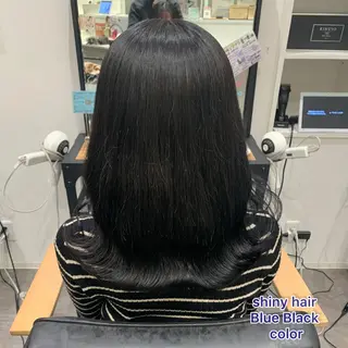 ミディアム カラー 艶髪レイヤー上田 紗也🇰🇷💗のヘアスタイル