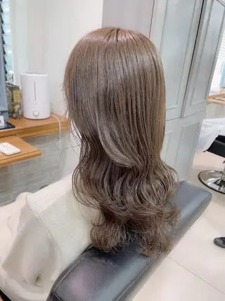 セミロング 韓国ヘア🇰🇷🎀 みきのヘアスタイル