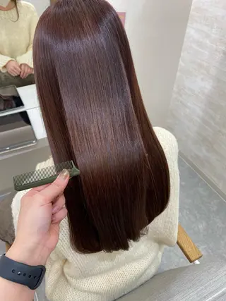 ロング 髪質改善&ヘアケア 永山若奈のヘアスタイル