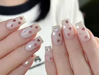 ネイル By moonネイル 🌷ワンホン/韓国風のネイルデザイン