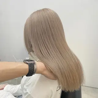 ロング カラー パーマ ヘアアレンジ メンズ キッズ ネイル マツエク・マツパ アイブロウ 透明感ワンカラー梅田 ダブルカラー/川上のヘアスタイル