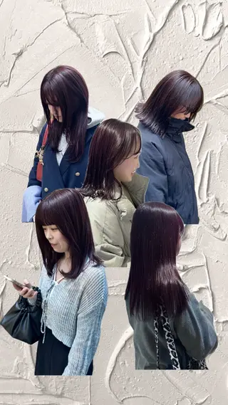 カラー 髪質改善/美髪 透明感/nanakoのヘアスタイル