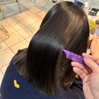 セミロング ブリーチ/ヘアセット 【𝙍𝙞𝙣𝙤】のヘアスタイル