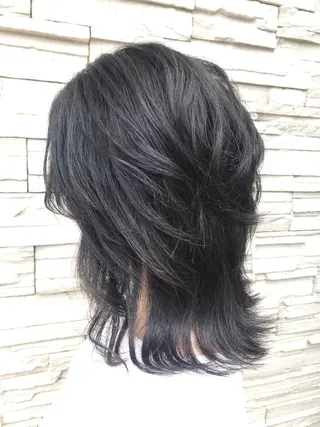 ミディアム 透明感カラーブリーチ 🌼シゲモトアヤ🌼のヘアスタイル