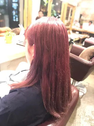 セミロング カラー 韓国風カット/ 髪質改善 黒崎のヘアスタイル