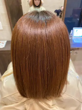 ミディアム カラー 🫧レイヤーお任せ ください🫧のヘアスタイル