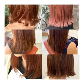 カラー fio マナミのヘアスタイル