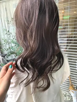 ロング カラー fio マナミのヘアスタイル