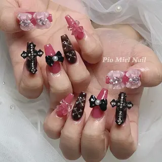 ネイル HANA 長さだしのネイルデザイン