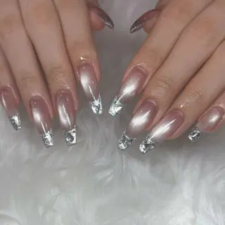 ネイル 透明感ネイル ｜mahiru.のネイルデザイン