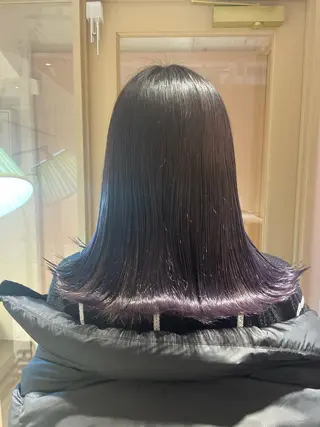 ミディアム マホ/日吉/髪質改善 /レイヤー/ガーリーのヘアスタイル