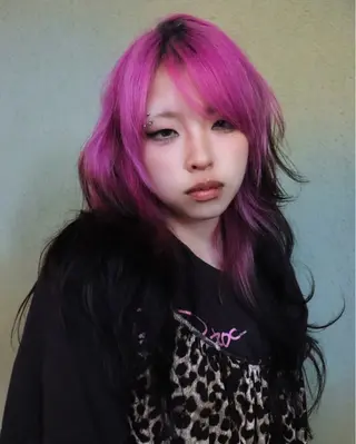 ロング カラー ヘアアレンジ @kyoniyy KYONIのヘアスタイル