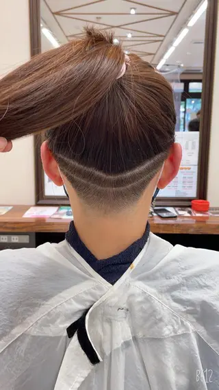 ロング メンズ EARTH池田 一之のヘアスタイル