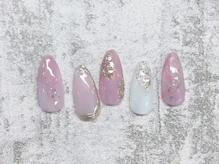 ネイル 佐藤 ニーナ★ラベンダーのネイルデザイン