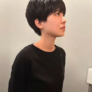 ショート ショートカット／パー マ🫧kotoneのヘアスタイル