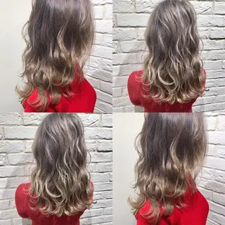セミロング カラー UMEDA FIGAROのヘアスタイル