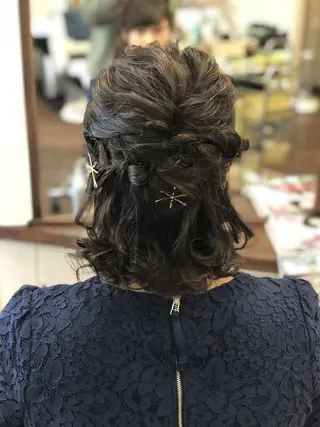 ロング 横地 卓也のヘアスタイル