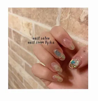 ネイル ﾈｲﾙﾙｰﾑﾘｯｶ 𝐦𝐚𝐲𝐮のネイルデザイン