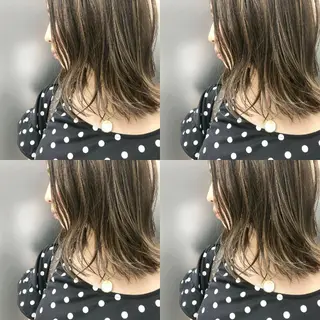 カラー ミディアム 竹内啓太 ボブのヘアスタイル