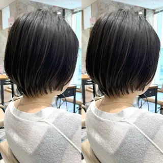 ショート カラー 💍新宿ショート 💍岩田莉奈のヘアスタイル