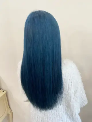 ロング カラー 服部 樹季のヘアスタイル