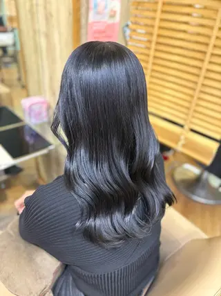 カラー 艶盛れ透明感カラー/ kanna🖤のヘアスタイル