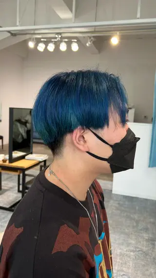 カラー メンズ 🌈re-room EIKI🇰🇷のヘアスタイル