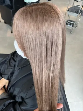 セミロング カラー TIDEHAIR / 韓国ヘア/MOEのヘアスタイル