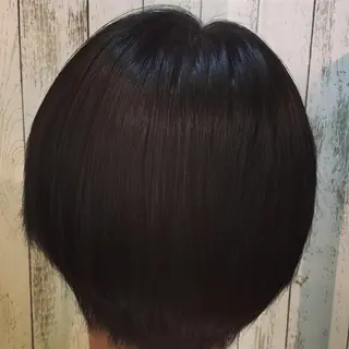 ショート カラー パーマ 金崎 新吾のヘアスタイル