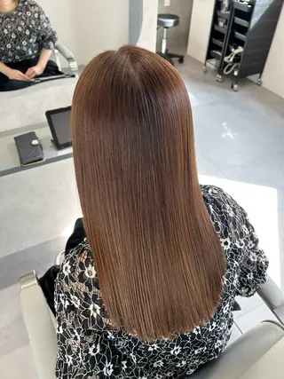 ロング カラー nui【茨木】本多 莉果子のヘアスタイル