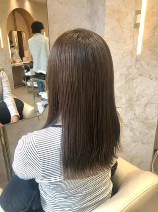 ミディアム La fith hair rond 立川店所属・kyosuke 透明感カラーのヘアスタイル