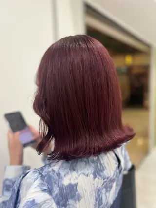 ミディアム ガーリー♡女の子っぽ ヘア♡ピンクカラー♡のヘアスタイル