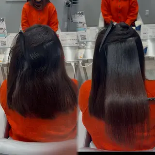 セミロング Hair&Make Allure所属・塩谷康生/縮毛矯正 /ハイトーン/ボブのヘアスタイル