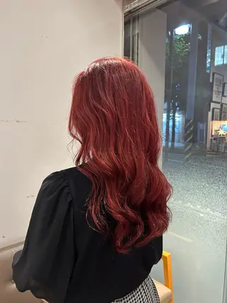 ロング カラー EARTH AOBADAIのヘアスタイル