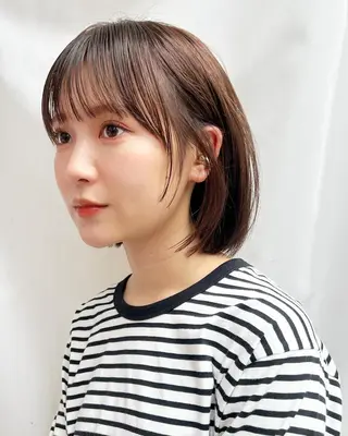 ミディアム カラー レイヤー専門家 ダブルカラー修のヘアスタイル