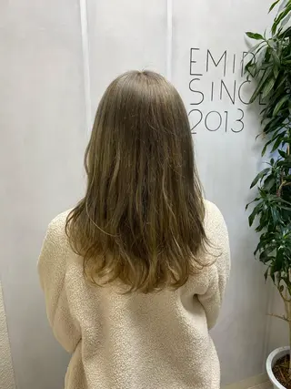 ロング カラー 🟢NEGi🟣 🫧髪質改善のヘアスタイル