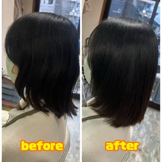 セミロング Fun hair make所属・三原 友美のヘアスタイル