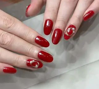 ネイル By moonネイル 🌷ワンホン/韓国風のネイルデザイン