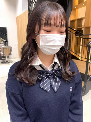 セミロング カラー ヘアアレンジ yuka .のヘアスタイル