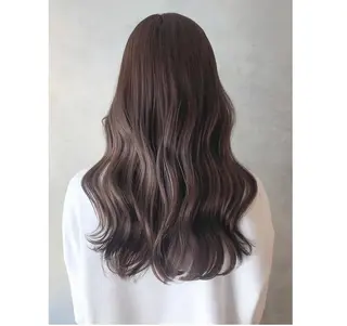 カラー パーマ ヘアアレンジ ロング ITby ALBUM 北千住店のヘアスタイル