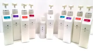 ミディアム カラー パーマ ぷつっとボブ/ちゅる ピンク/mika☆のヘアスタイル