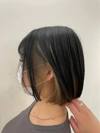 ミディアム 💖ASUKA 💜/透明感カラーのヘアスタイル