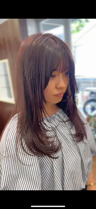 ロング gite KOHOKU所属・髪質改善レイヤー/ 雨のヘアスタイル