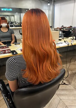 ロング カラー ANGELICA ゆづのヘアスタイル
