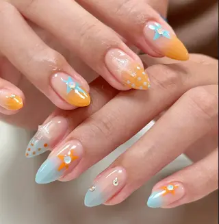 ネイル By moonネイル 🌷ワンホン/韓国風のネイルデザイン